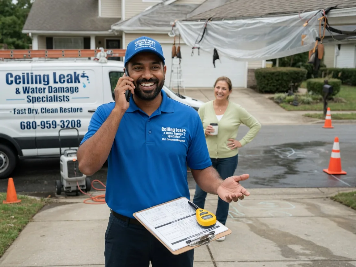 Ceiling Leak Cleanup Amesville, OH FAQs